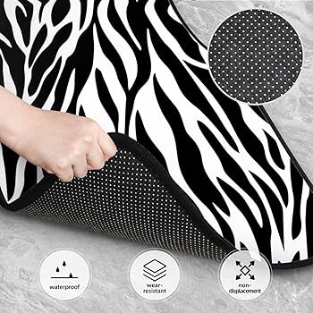 Amazon | Asamike 車 フロアマット カーマット 4枚セット ゼブラ柄 軽 Amazon | Asamike 車 フロアマット カーマット 4枚セット ゼブラ柄 軽